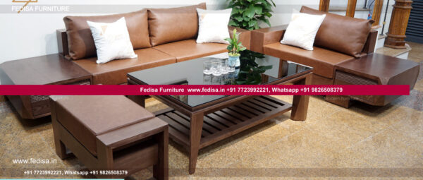 Wooden Sofa Set Wooden Tufted Couch Set No-14413 Wooden Sofa Set Below 5014