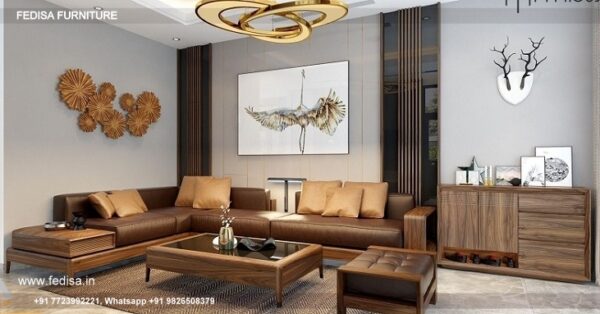Wooden Sofa Set Wooden White L Shaped Couch No-14428 Black Wooden Sofa Set