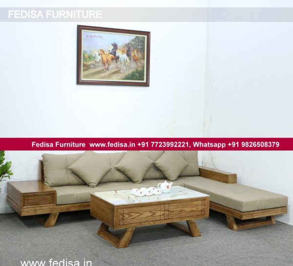 Wooden Sofa Set Wooden U Shape Corner Sofa No-14430 Wooden Sofa Set Low Price