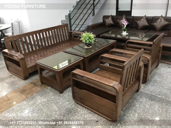 Wooden Sofa Set Wooden 14 Set Sofa No-14449 Wooden Setty