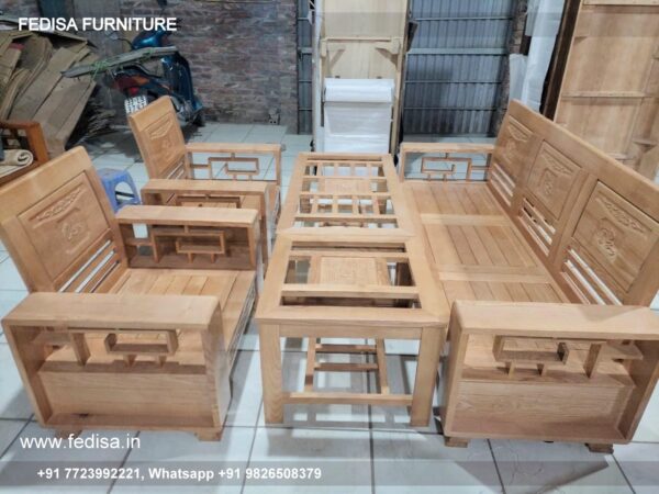 Wooden Sofa Set Wooden Bamboo Sofa Set Olx No-14475 Best Wooden Sofa