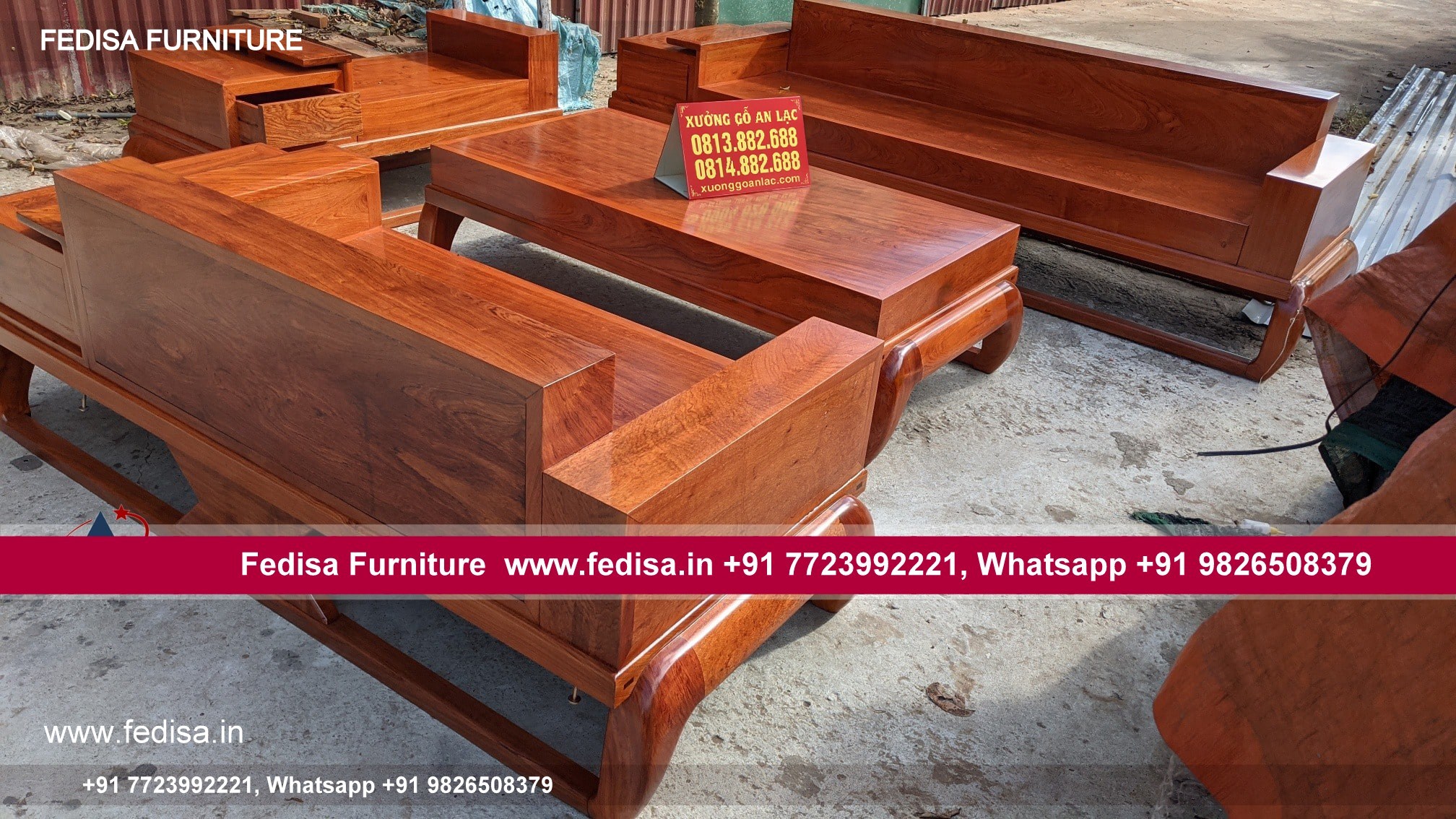 Wooden Sofa Set Wooden Purple Couch Set No-14493 Black Wooden Sofa Set