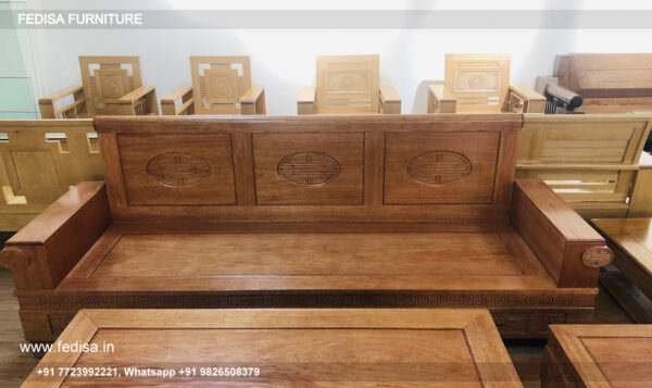 Wooden Sofa Set Wooden Leather Sofa L Shape No-14504 Wooden Sofa Set Online Flipkart