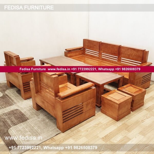Wooden Sofa Set Wooden White Leather Couch Set No-14506 Wooden Sofa Set Price