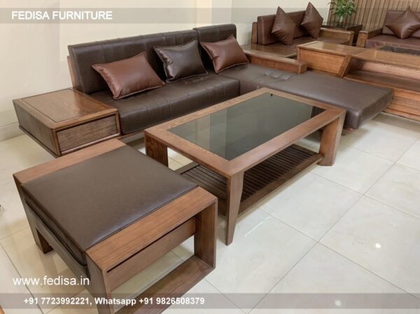 Wooden Sofa Set Wooden 23 Seater Sofa Set No-14579 Wooden Setty
