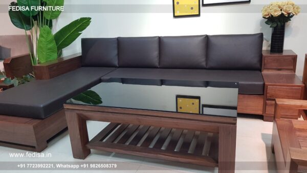 Wooden Sofa Set Wooden Setty For Living Room No-14635 Wooden Sofa Set