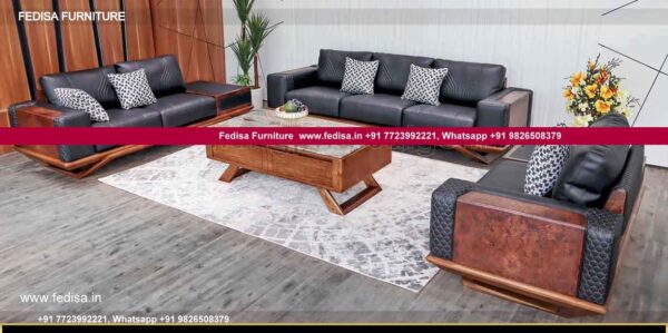 Wooden Sofa Set Wooden 13 Piece Leather Sofa Set No-14707 Wooden Settee