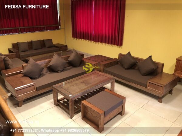 Wooden Sofa Set Wooden Chesterfield Living Room Set No-14805 Flipkart Wooden Sofa Set
