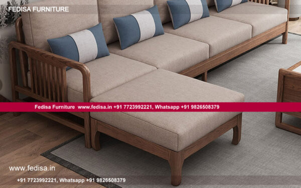 Wooden Sofa Set Wooden Comfortable L Shaped Couch No-14821 Second Hand Wooden Sofa