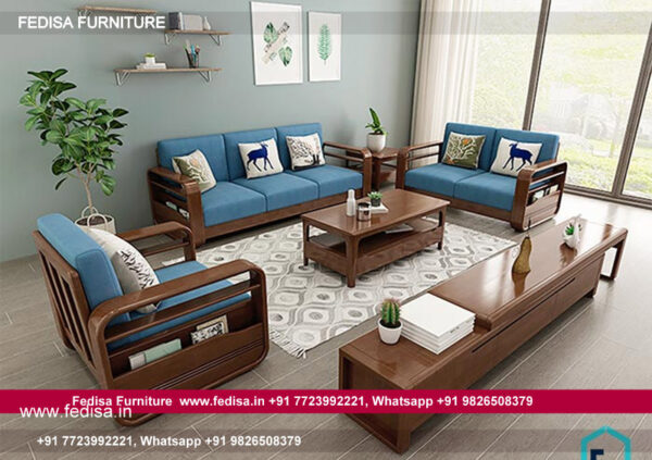 Wooden Sofa Set Wooden Chesterfield Leather Sofa Set No-14947 Designer Wooden Sofa Set