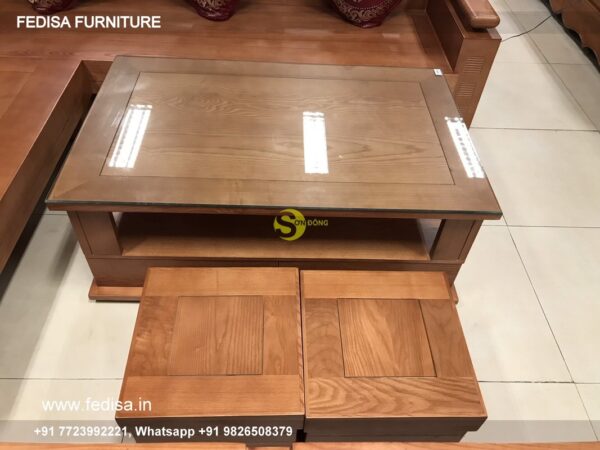 Wooden Sofa Set Wooden Damro Budget Sofa No-14949 L Shape Wooden Sofa Set