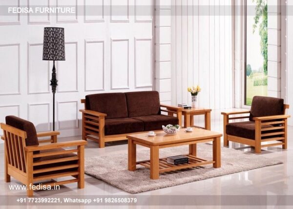 Wooden Sofa Set Wooden Sofa Set 5011 No-15047 101 Seater Wooden Sofa Set