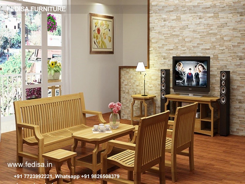 Wooden Sofa Set Wooden Sofa Set Brown Color No-15066 Godrej Wooden Sofa