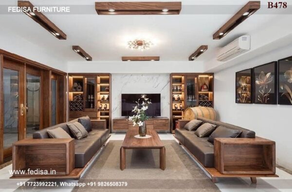 Wooden Sofa Set Wooden Mudda Sofa Set No-15084 Luxury Wooden Sofa Set