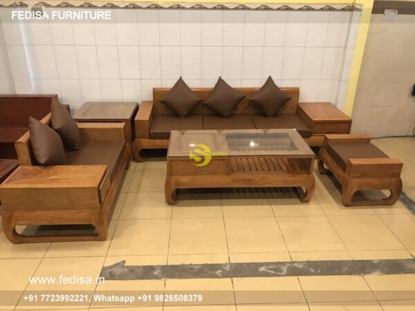 Wooden Sofa Set Wooden Living Room Sets With Tables No-15101 Urban Ladder Wooden Sofa