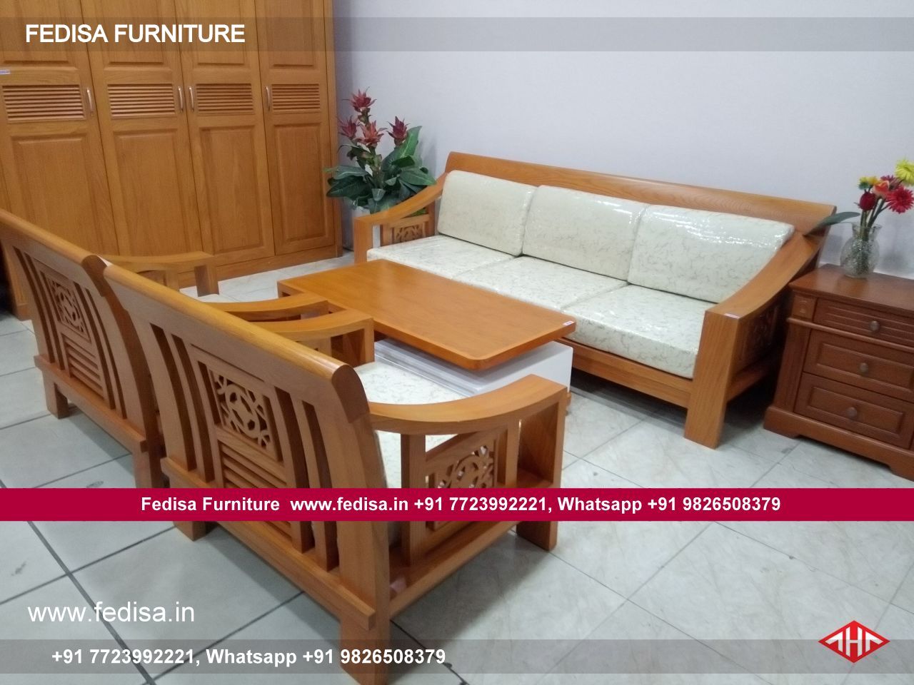 Wooden Sofa Set Wooden Contemporary Living Room Furniture Sets No-15111 103 Seater Wooden Sofa Set