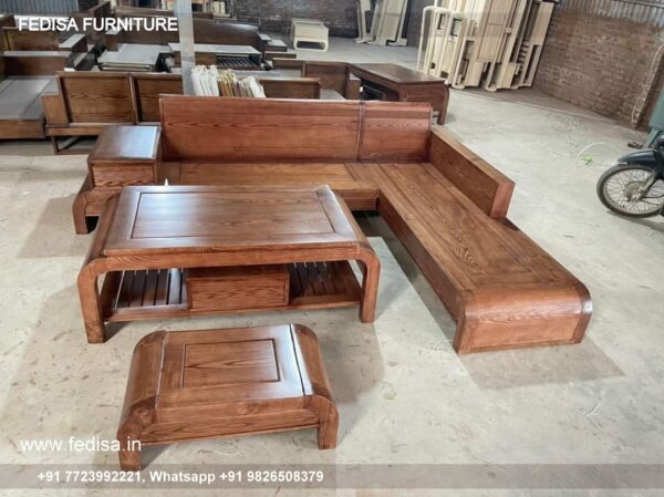 Wooden Sofa Set Wooden Left Hand L Shaped Sofa No-15113 Ikea Wooden Sofa Set