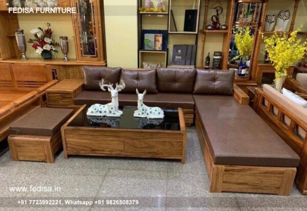 Wooden Sofa Set Wooden Pure Sagwan Sofa No-15162 Wooden Settee