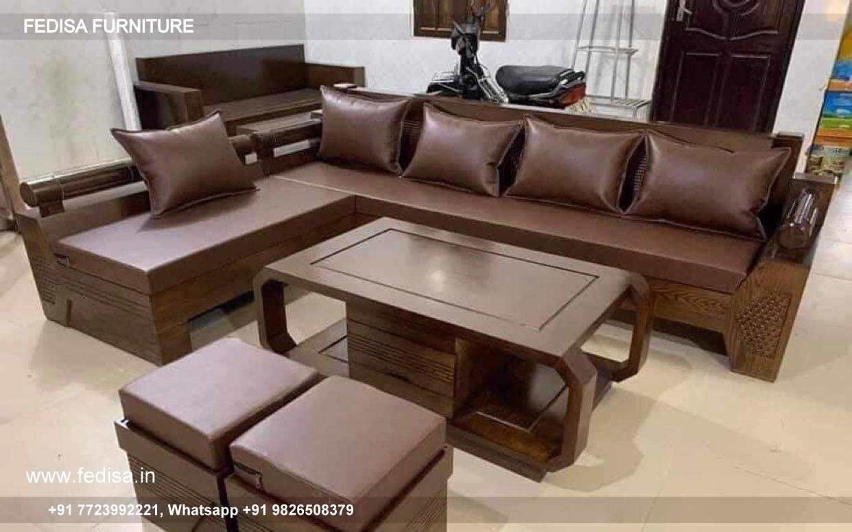 Wooden Sofa Set Wooden Cream Color Sofa Set No-15188 Wooden Royal Sofa Set