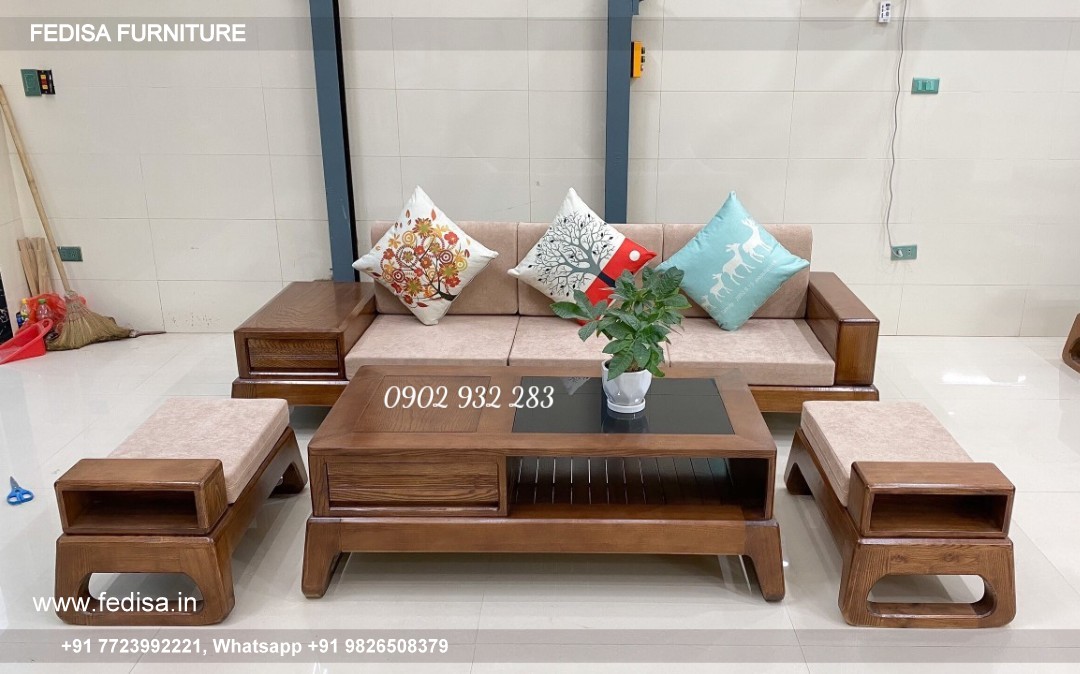 Wooden Sofa Set Wooden L Type Sofa Set Price No-15223 30 Seater Wooden Sofa