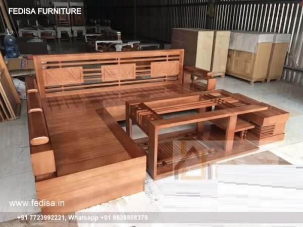 Wooden Sofa Set Wooden Blue Velvet L Shaped Sofa No-15251 Sofa Set Price Wooden