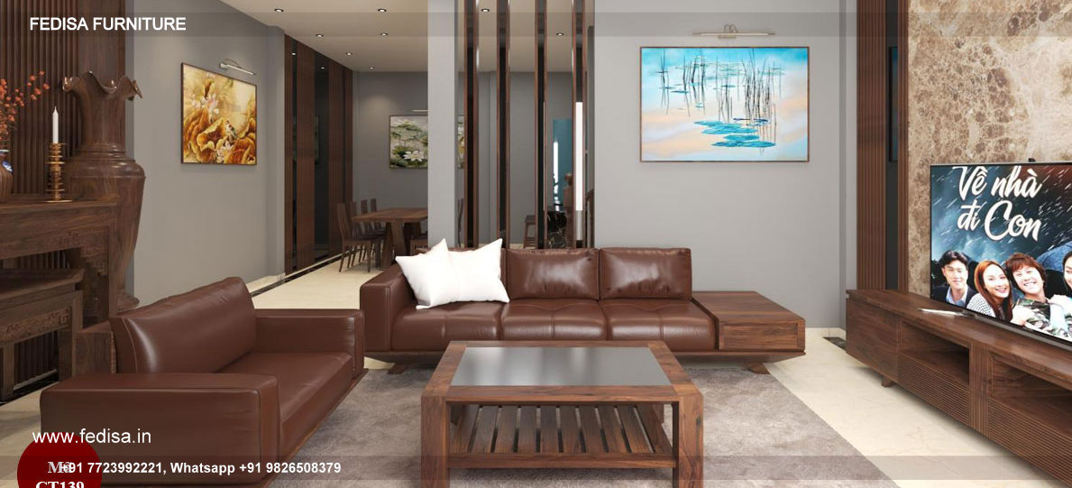 Wooden Sofa Set Wooden 14 Seater L Shaped Couch No-15340 Wooden Sofa Set Low Price