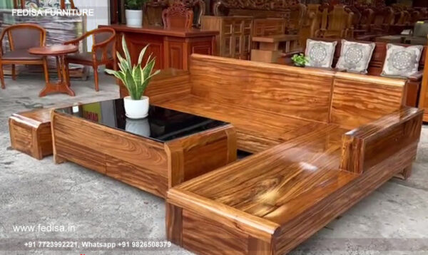Wooden Teak Wood Sofa Set Steel Pipe Sofa Set 2 Seater L Shaped Couch Modern Sofa Set Price