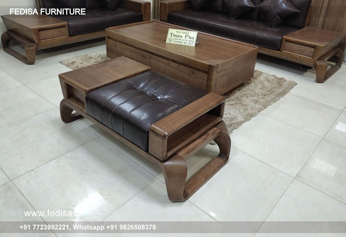 Wooden Street Wooden Sofa 5 Seater Sofa L Shape Wooden Setty Set 3 Piece Sofa Set Sale