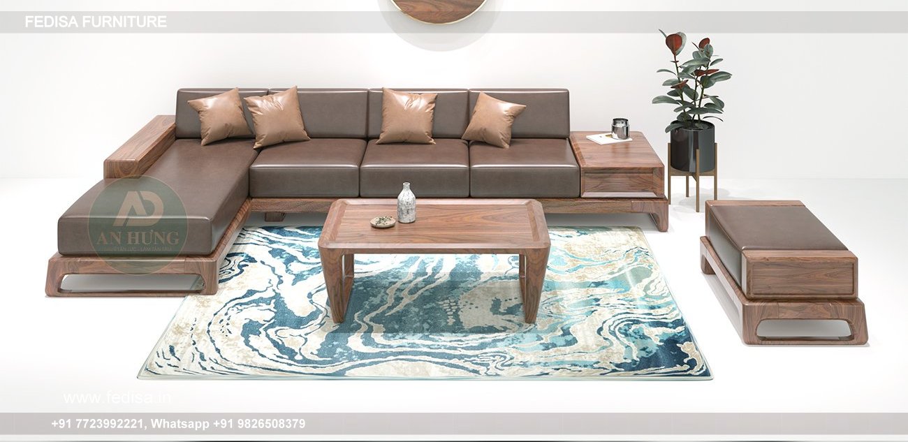 Five Seater Wooden Sofa Linen Sofa Set Moongil Sofa Set Settee And Chair Set