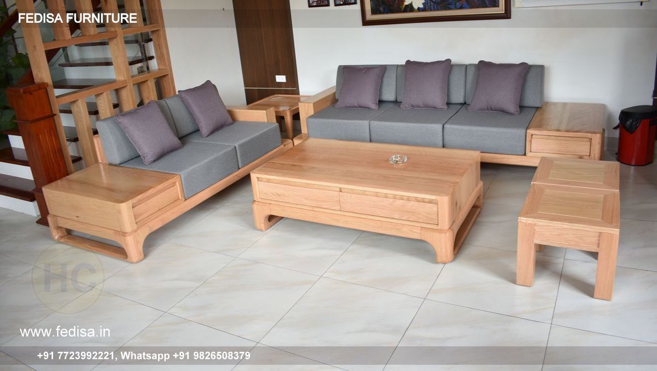 Sofa Set With Wooden Handle Wooden Sofa Cushion Set Lakdi Sofa Wooden Corner Sofa Set