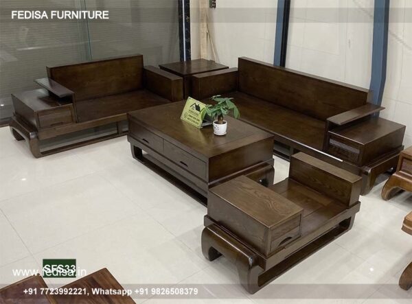 L Shaped Teak Wood Sofa Set Wooden Sofa Set Cushion Price 3 Seater Wooden Sofa Below 10000 Wooden Sofa Set For Living Room