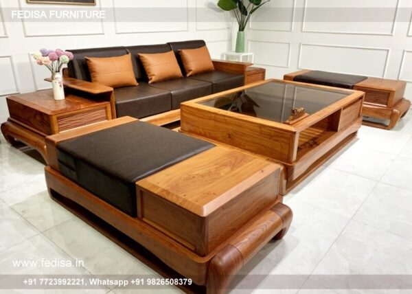 L Shaped Wooden Sofa With Storage New Wooden Sofa Set Latest Wooden Sofa Set Sofa Set Indian Style