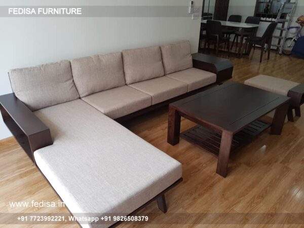 L Shape Wooden Sofa Set Classic Wooden Sofa Set Normal Wooden Sofa Set Four Seater Wooden Sofa