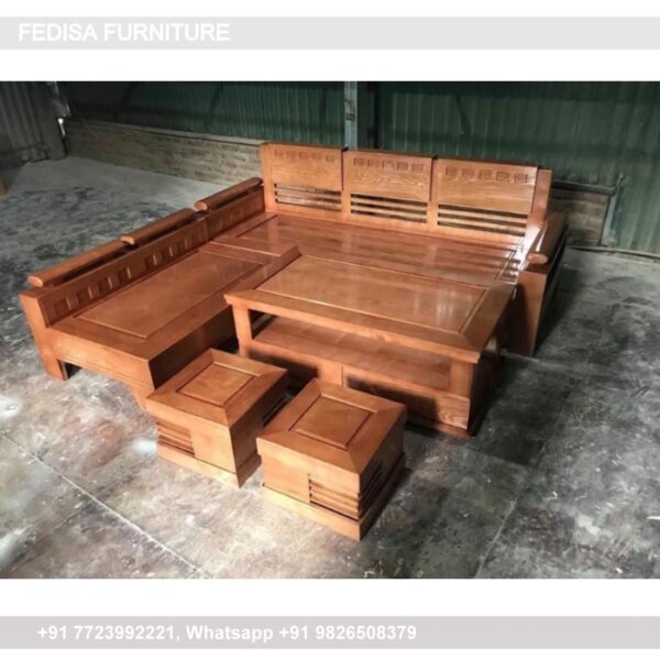 Godrej Interio Wooden Sofa Wooden Teak Wood Sofa Set L Sofa Wooden Fedisa Wooden Sofa Set