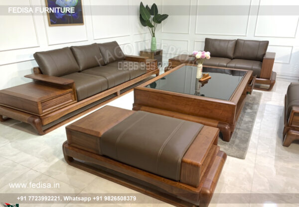 Corner Sofa Set Wooden Bedroom Sofa Set 4 Seater Sofa Set Navy Blue Couch Set