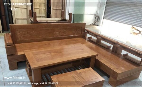 Wooden Set Sofa Circular Sofa Set Affordable L Shaped Couch Lounge Sofa Sectional