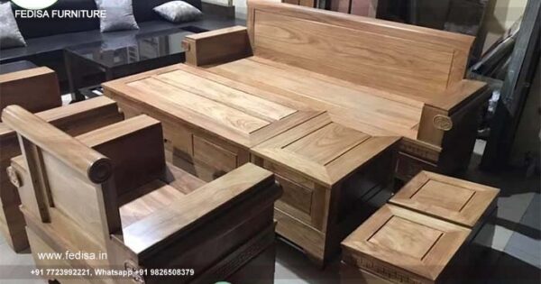Wooden Sofa L Type Sagwan Wood Sofa Set Price Brown Leather L Shaped Couch Sofa Gaddi Set