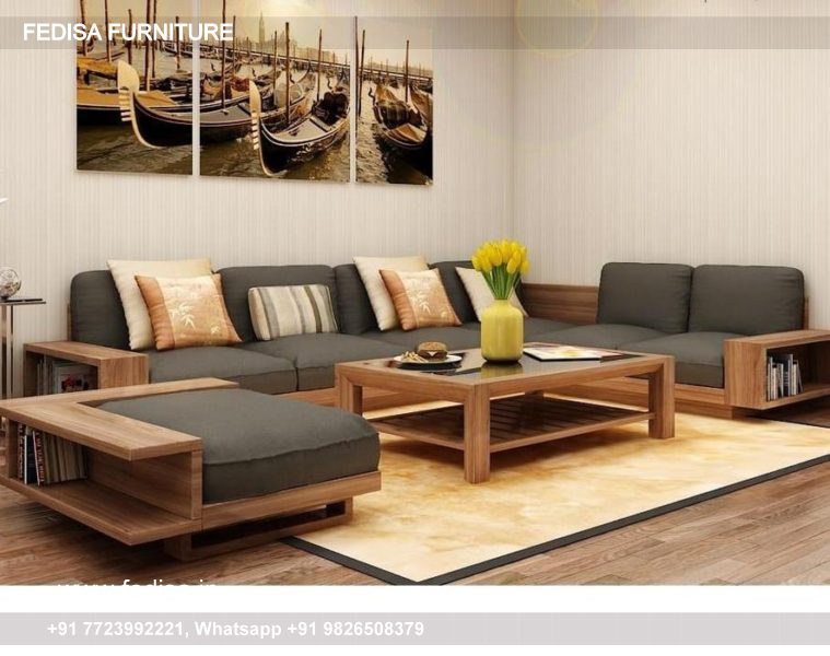 Used Wooden Sofa Modular L Shaped Sofa Sofa And Two Chairs Set Sitting Room Furniture Set