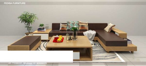 Wooden Sofa Set Royal Oak L Style Sofa Tata Furniture Sofa Set L Type Sofa Set Price