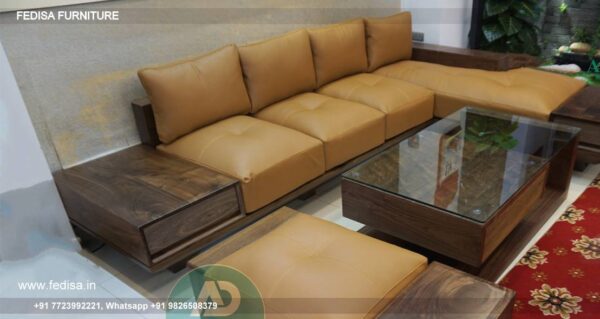 Wooden Sofa Without Cushion 9 Seater Sofa Set With Table Black Fabric Sofa Set Sofa Set Price Below 20000 Near Me