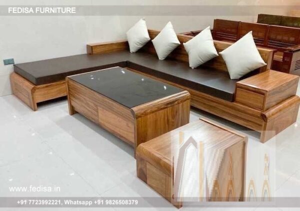 13 Seater Wooden Sofa Below 10000 L Shape Sofa 4 Seater Lakdi Ka Sofa Price 3 Seater L Shaped Couch