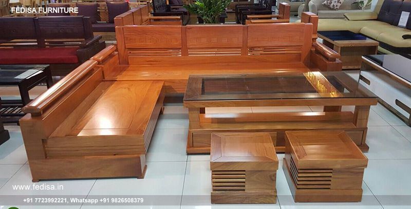 Wooden Sofa Set With Center Table Sheesham Wood Sofa Urban Ladder Wooden Sofa Wooden Sofa Online
