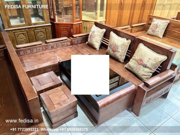 Two Seater Wooden Sofa Set 4 Seater Wooden Sofa Set Wooden Sofa Set Pepperfry Wooden L Sofa