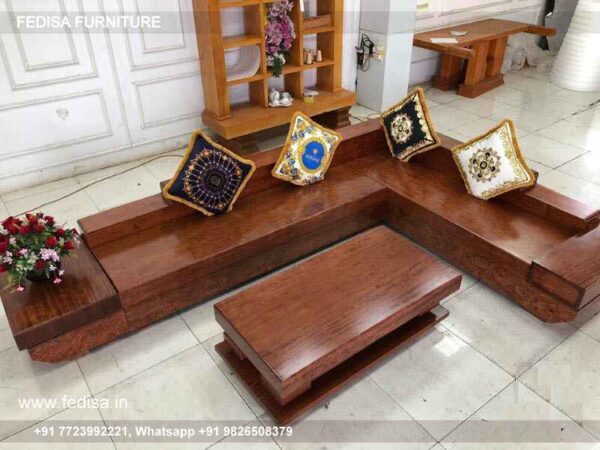 Lakdi Sofa Set Wooden Diwan Sofa Set Wooden Sofa 4 Seater Wooden Sofa Set Damro