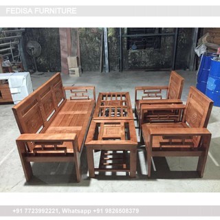 Wooden Bamboo Sofa Set Genuine Leather Living Room Sets U Shaped Sectional Sofa Beige Living Room Set