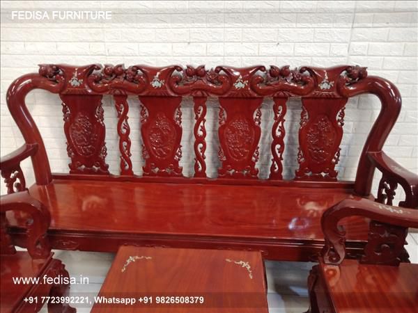 Modern Sofa Set Wooden Navy Sofa Set L Shaped Settee Leather Living Room Furniture Sets