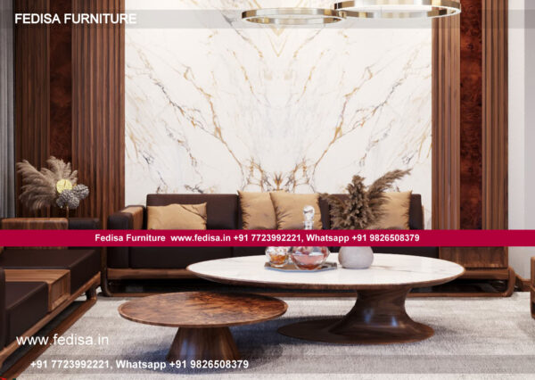 14 Seater Wooden Chair Velvet Couch Set Bharat Lifestyle Sofa Brown L Shape Sofa