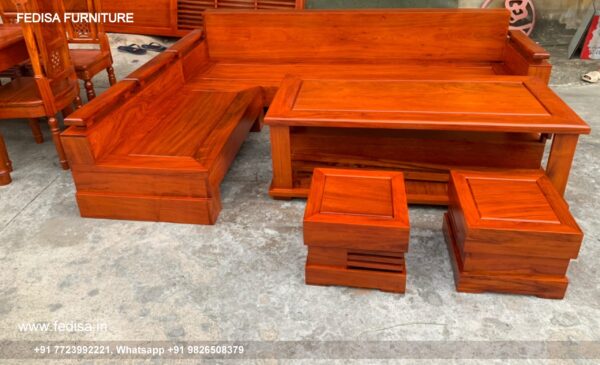 Wooden Sagwan Sofa Setty For Drawing Room Lightweight Sofa Set Blue Leather Sofa Set