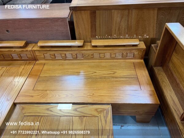 Wooden Teak Wood Sofa Set Zikra Sofa Comfortable L Shaped Couch Sofa Set Price Amazon