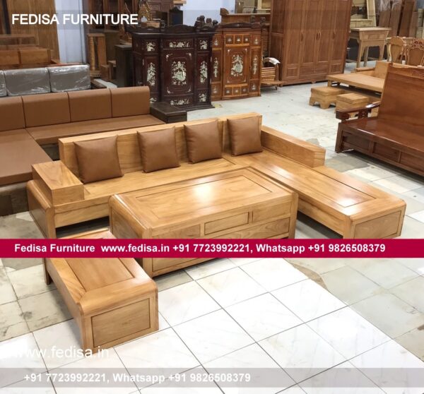 Five Seater Wooden Sofa Fabric Sofa Set Price Red Living Room Sets Lohe Ka Sofa